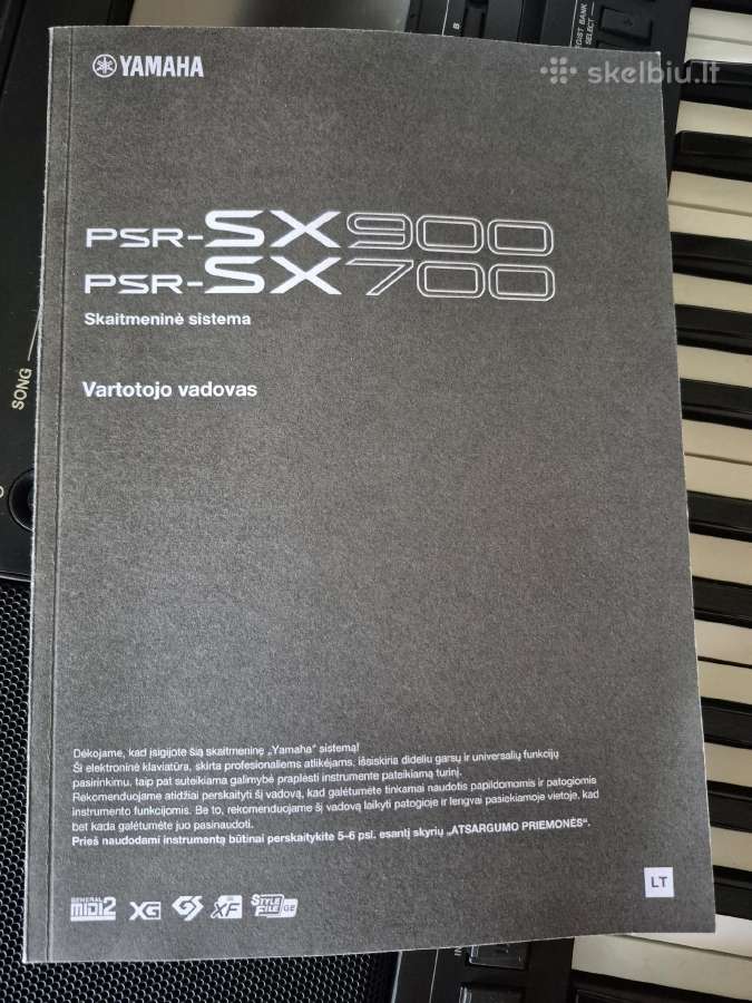 Yamaha sx700 - nuotraukos Nr. 3