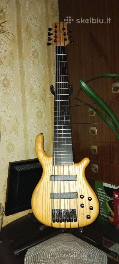 Santander b-7 string bass.