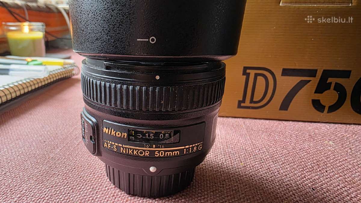 Nikon D7500 komplektas
