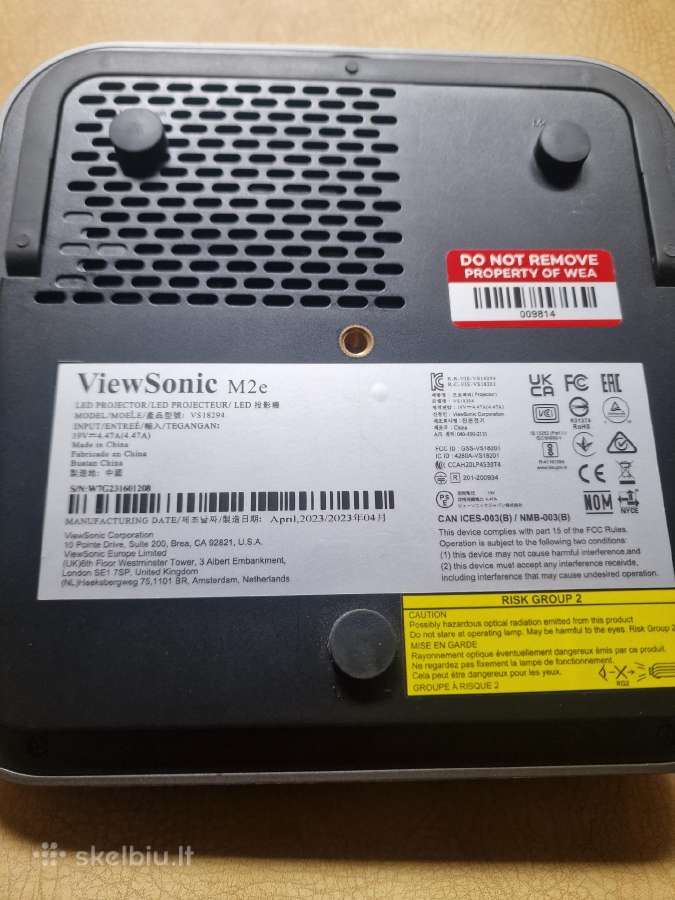 Projektorius Viewsonic M2e