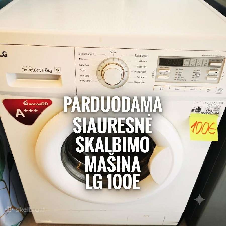 Skalbimo mašina LG 6kg