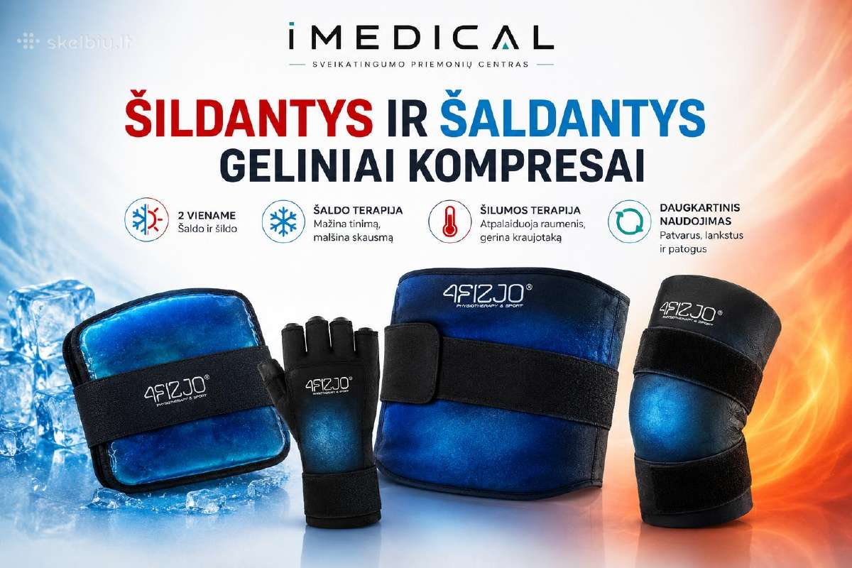 šildantys krompresai