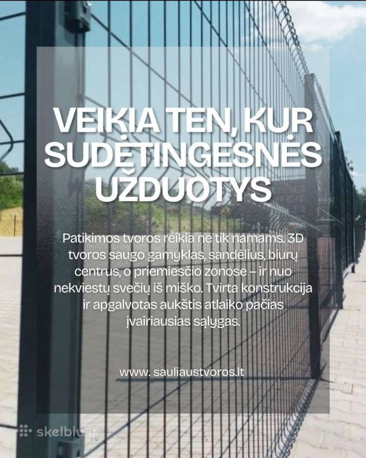 *Segmentiniu tvorų ir vartų montavimas** - nuotraukos Nr. 8