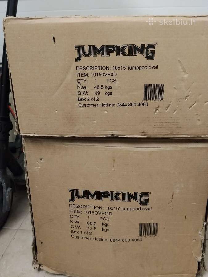 Parduodamas batutas Jumpking Oval 3x4,5m. - nuotraukos Nr. 6