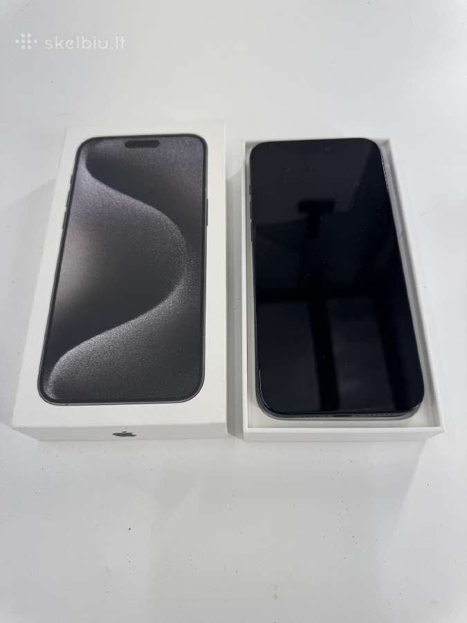 iPhone 15 Pro Max 256 GB be defektu, kaip naujas