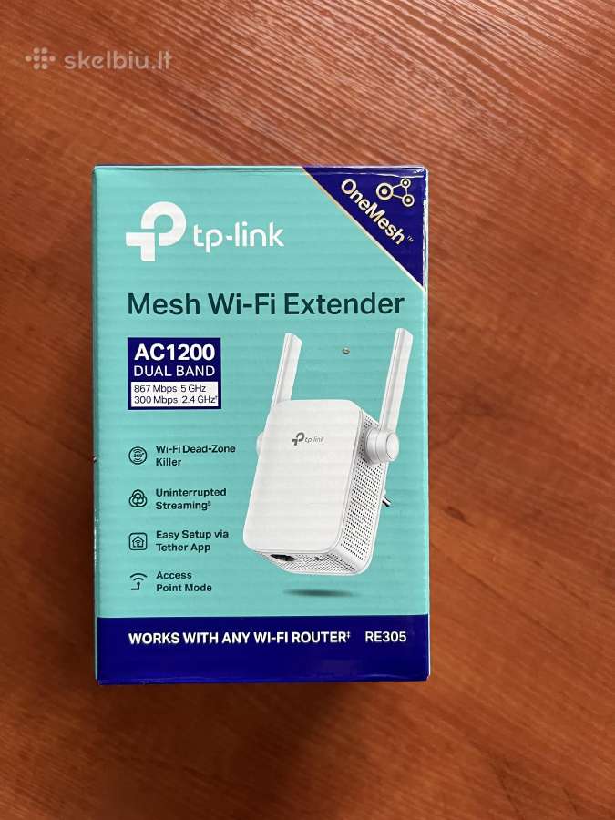 To Link Re305 Ac1200 Wi-fi stiprintuvas