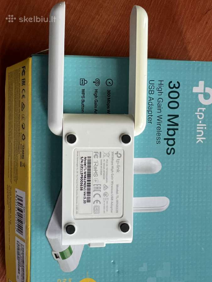 Bevielio tinklo adapteris Tp Link Tl Wan822n - nuotraukos Nr. 3
