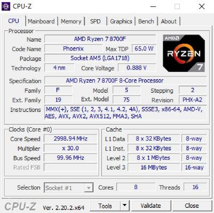 Amd Ryzen 7 8700f