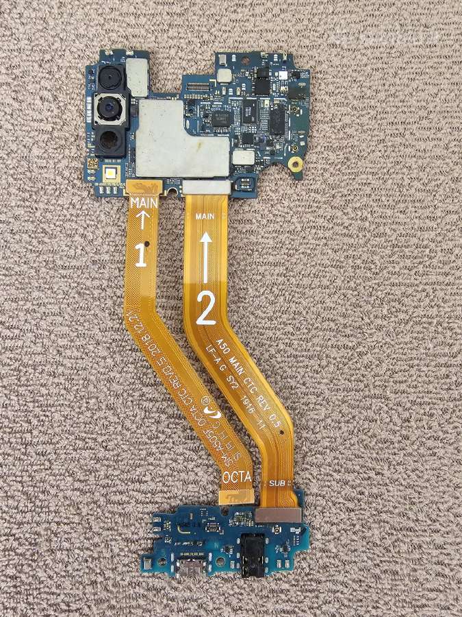 Samsung A50 motherboard - nuotraukos Nr. 2
