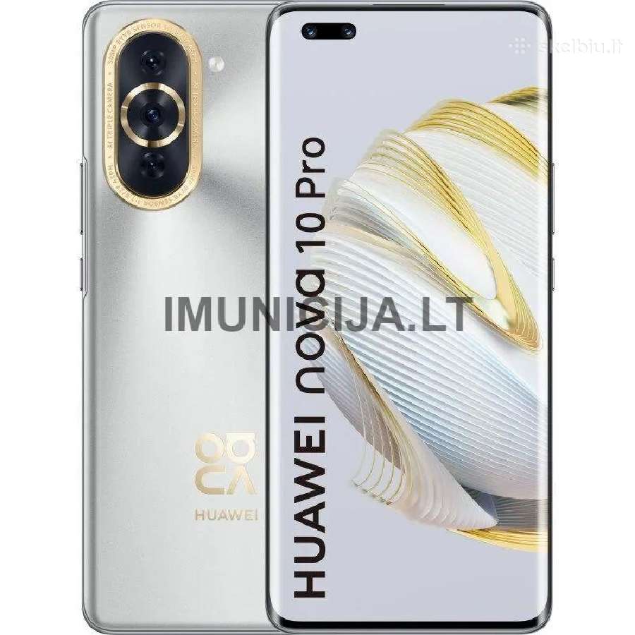 Huawei Nova 10 Pro 8/128gb + 6mėn. garantija