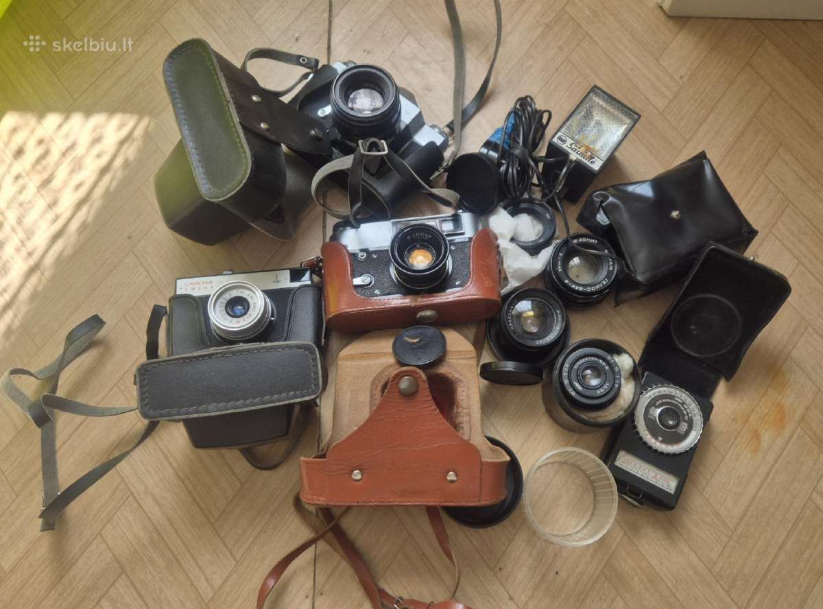 Tarybų sąjungos laiku fotoaparatai