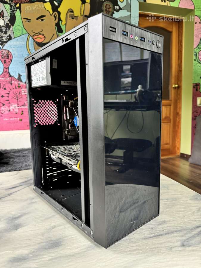 Žaidimų ir darbo kompiuteris Rx 580 (8gb), i7 4770