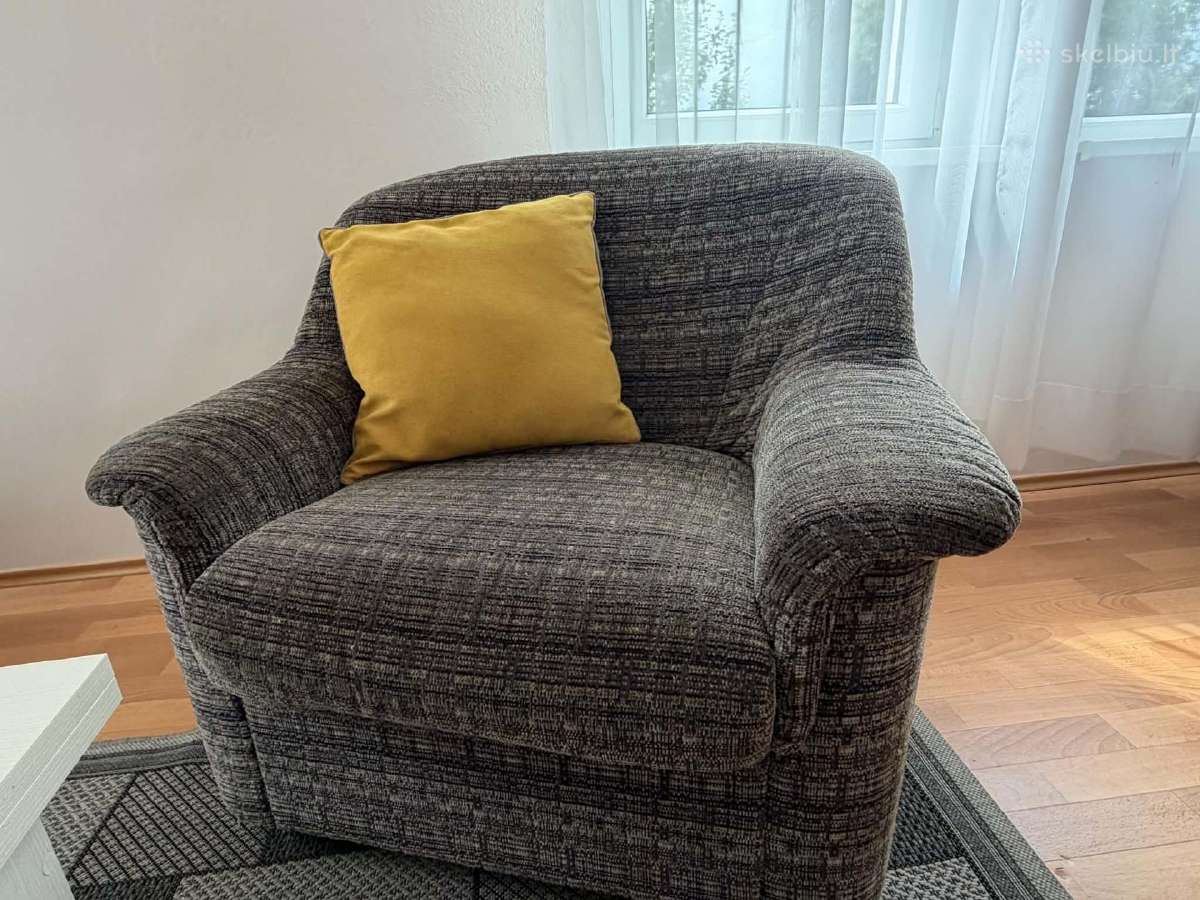 Parduodami vokiški minkšti svetainės baldai (3+2+1 - nuotraukos Nr. 6