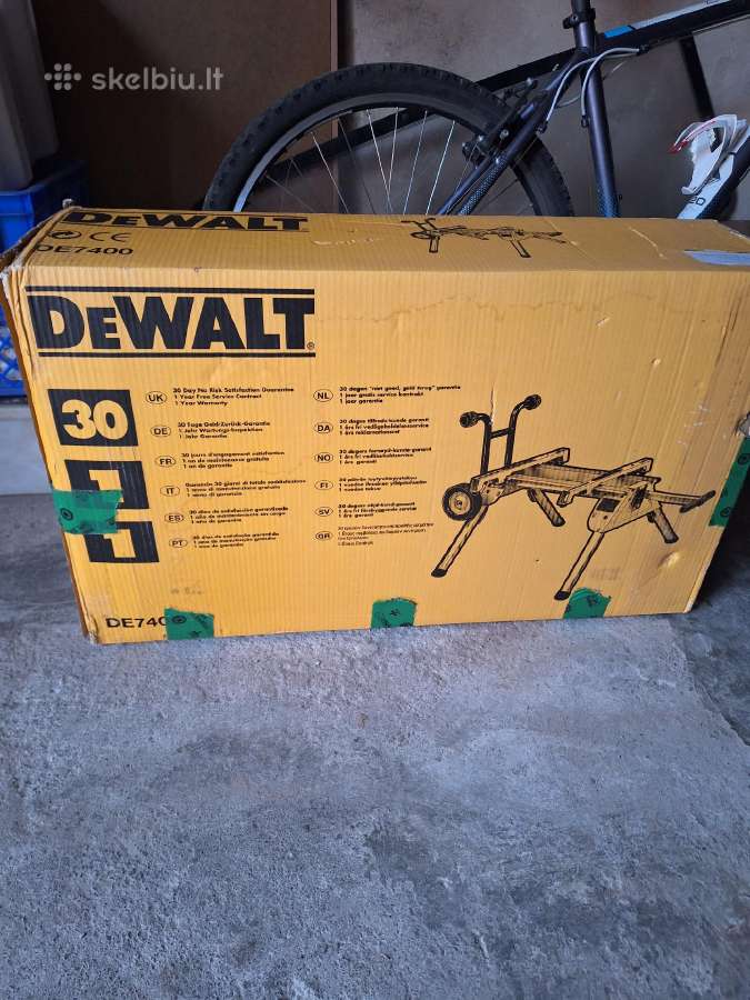 Dewalt isilginio pjovimo stakliu kojos