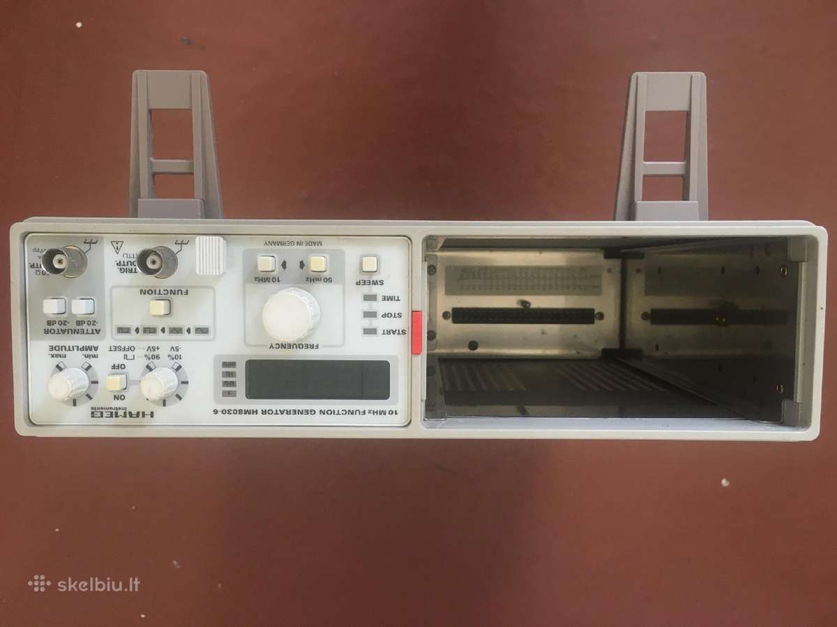 Hameg Hm8030-6 + Hameg Hm8001-2 - nuotraukos Nr. 5