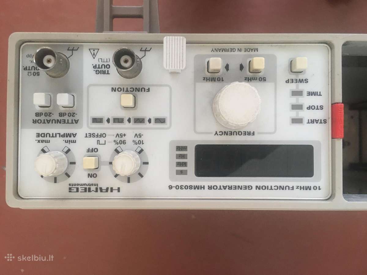 Hameg Hm8030-6 + Hameg Hm8001-2 - nuotraukos Nr. 6