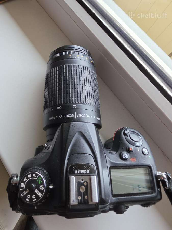 Nikon D7200 su Af Nikkor 70-300mm objektyvu - nuotraukos Nr. 4
