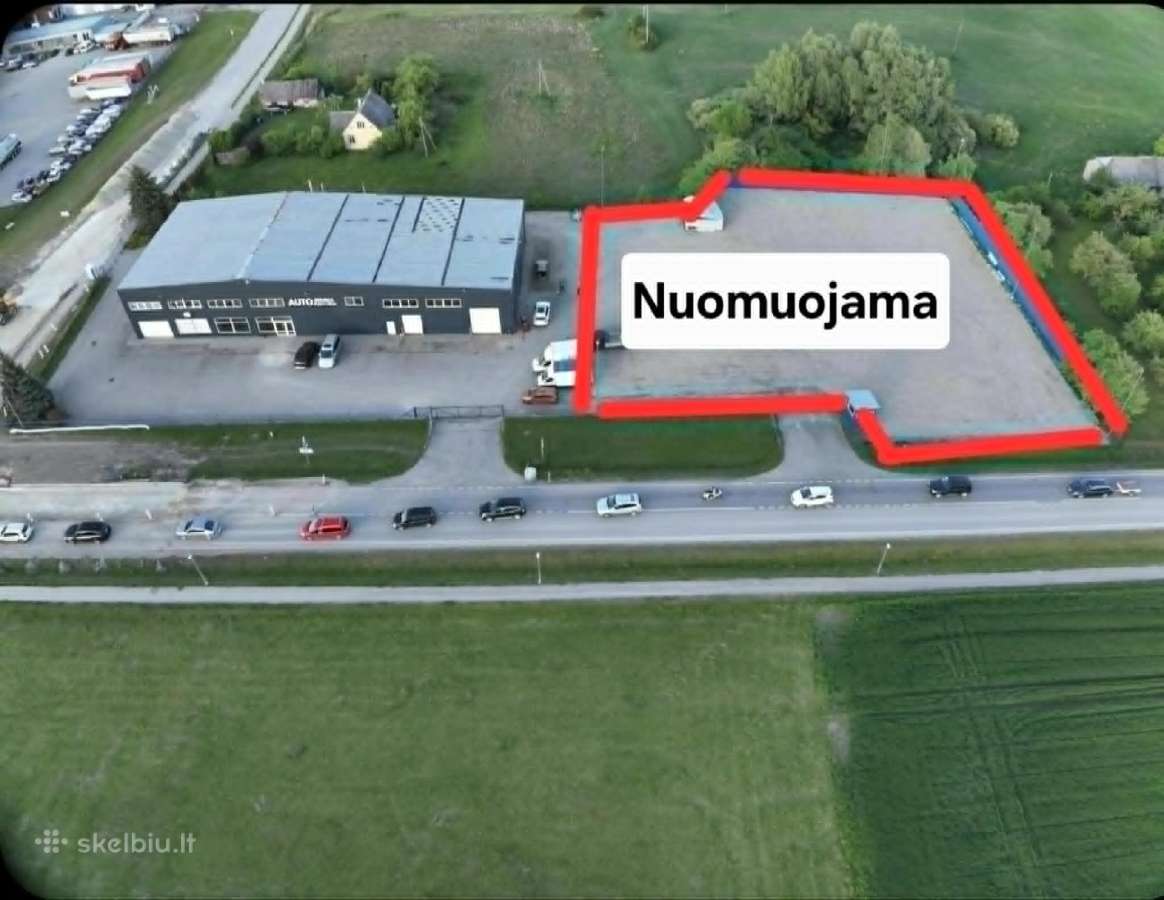 Nuomuojama automobilių stovejimo aikštelė