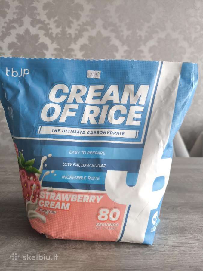 Braškinio skonio cream of rice