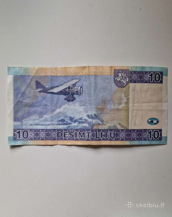 Banknotai istorini - Rubliai -10 Litu - ir t.t - nuotraukos Nr. 10