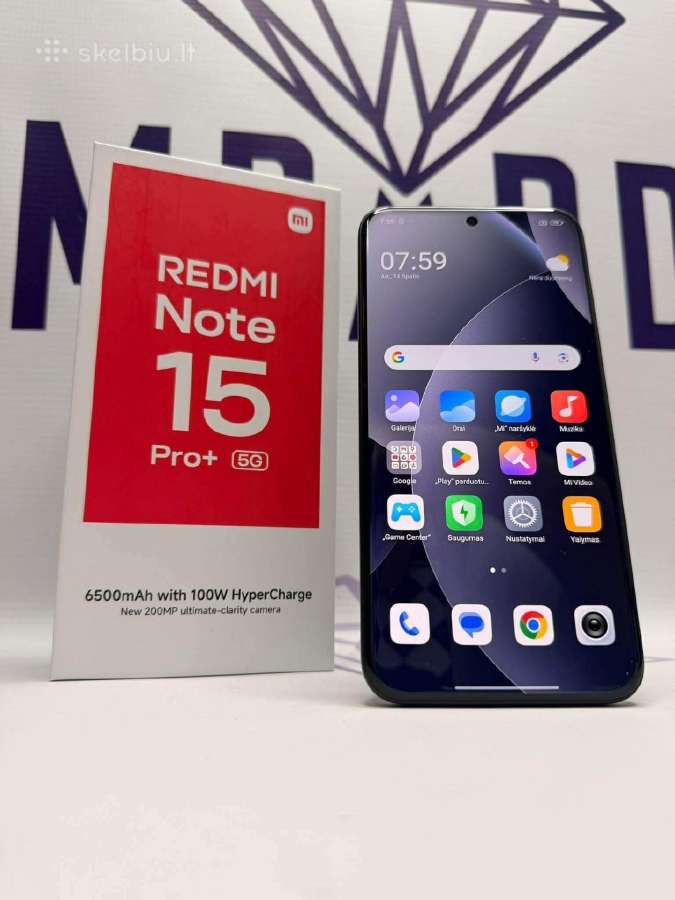 Redmi note 15 Pro Plus 5G (8gb/256gb). Siunčiame