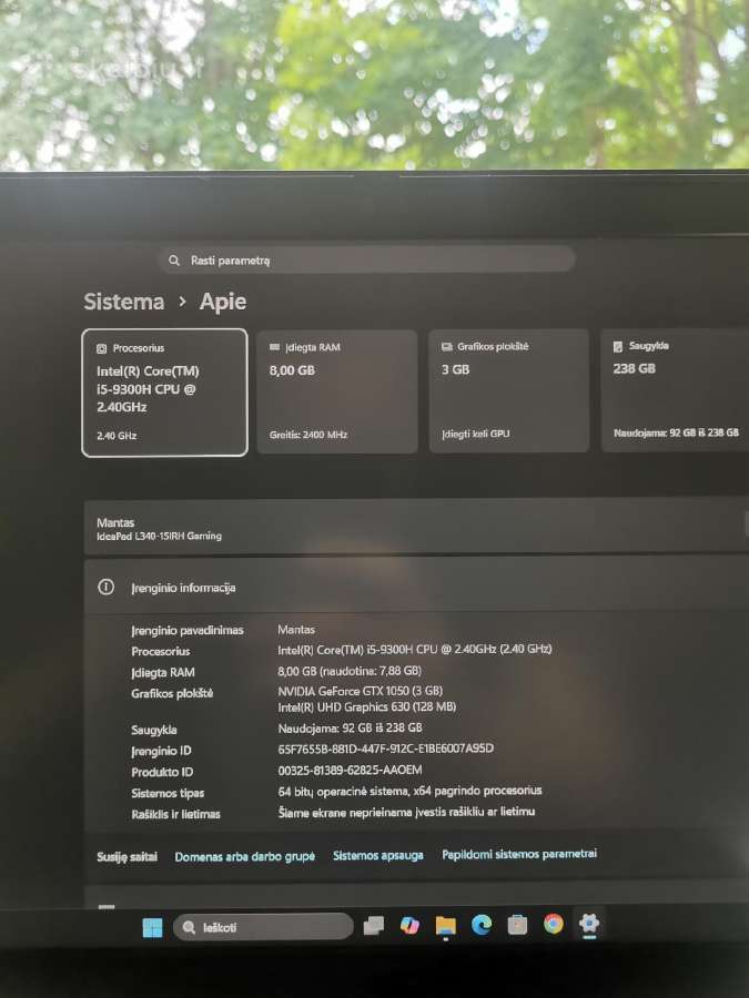 Lenovo Žaidimų Nešiojamas Kompiuteris - nuotraukos Nr. 2