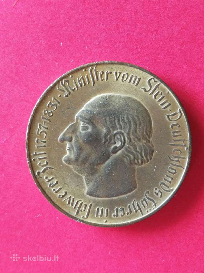 1923 m.vestfalija– 10 000 Markių Notgeldas