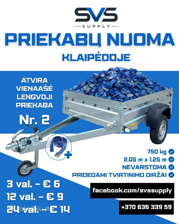 Priekabos nuoma Klaipėdoje - nuotraukos Nr. 4