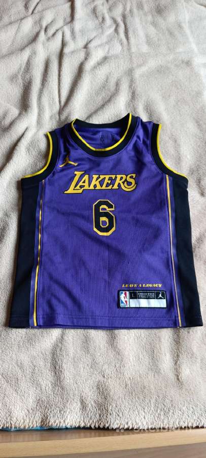 Nba Jordan Lakers Lebron James marškinėliai - nuotraukos Nr. 2