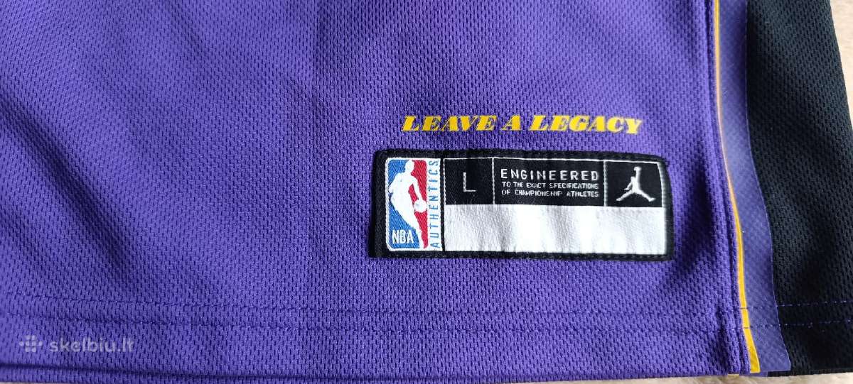 Nba Jordan Lakers Lebron James marškinėliai - nuotraukos Nr. 5