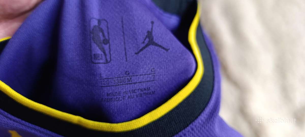 Nba Jordan Lakers Lebron James marškinėliai - nuotraukos Nr. 7