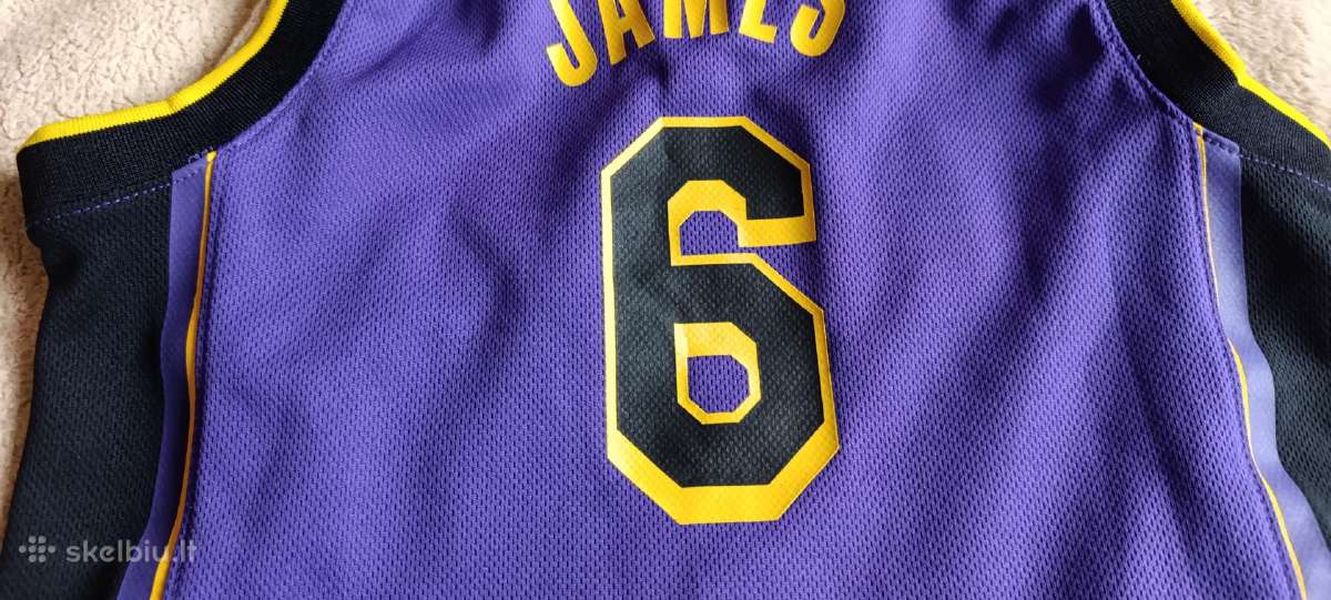 Nba Jordan Lakers Lebron James marškinėliai - nuotraukos Nr. 9