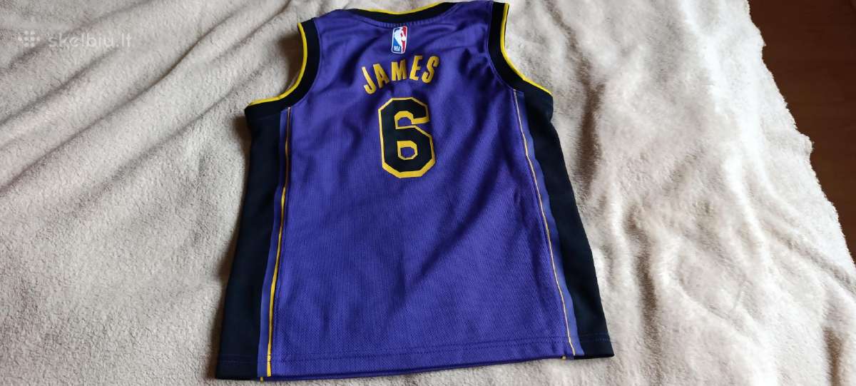 Nba Jordan Lakers Lebron James marškinėliai - nuotraukos Nr. 11