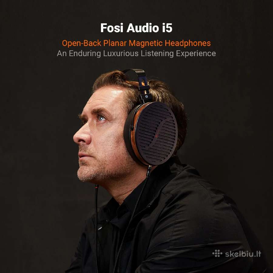 Naujos Fosi Audio i5 planarinės ausinės - nuotraukos Nr. 3