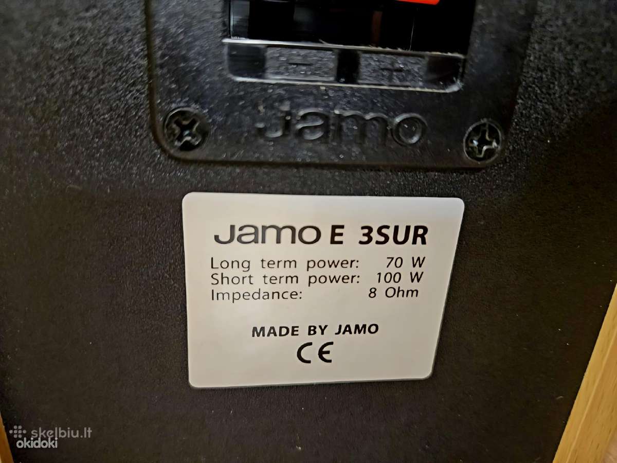 Parduodu Jamo E 3sur koloneles (100w) - nuotraukos Nr. 4