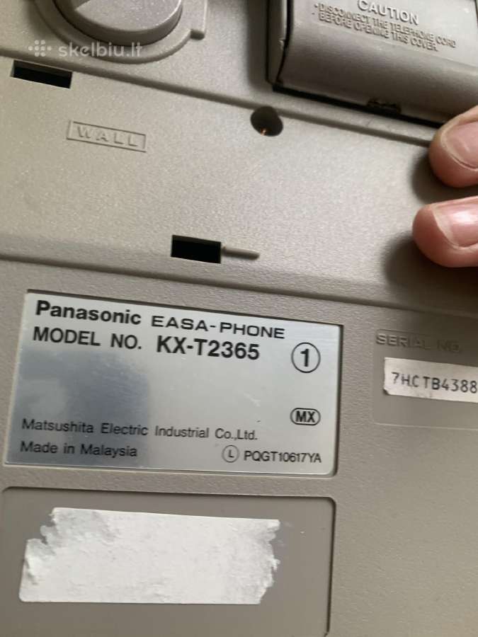 Laidinis telefonas Panasonic Kx-t2365 - nuotraukos Nr. 4