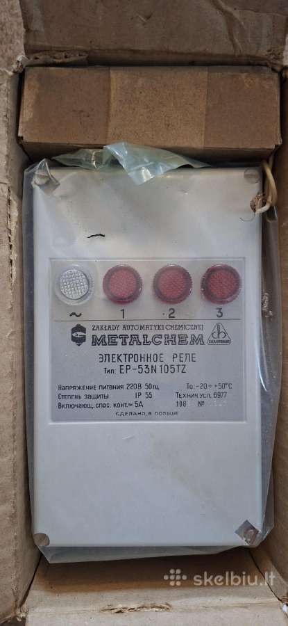 Elektroninė relė Metalchem Ep-53n 105tz