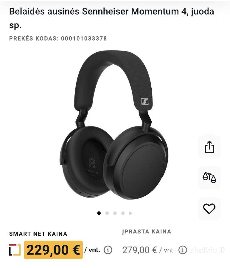 Sennheiser Momentum 4 - nuotraukos Nr. 6