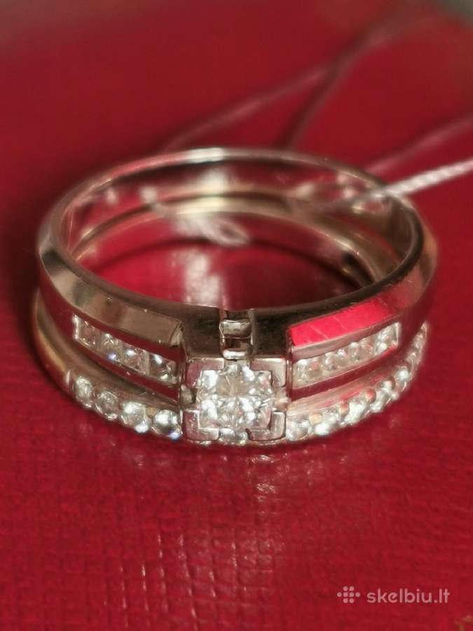 585 sertifikuotas žiedas su 0,24 ct briliantais - nuotraukos Nr. 16