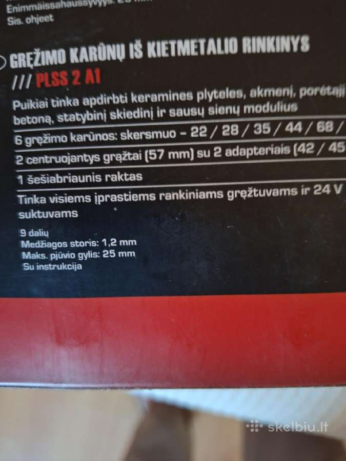 Gręžimo karūnų rinkinys - nuotraukos Nr. 3