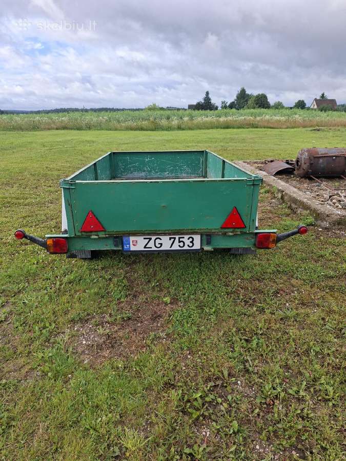 Parduodama vienašė tvarkinga priekaba. - nuotraukos Nr. 6