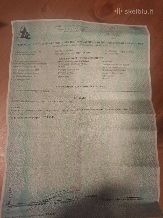 Parduodama vienašė tvarkinga priekaba. - nuotraukos Nr. 7