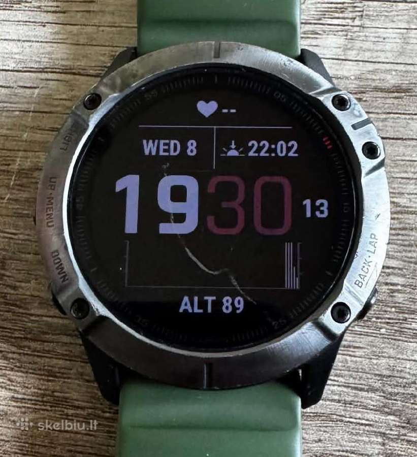 Parduodamas galingas Garmin Fenix 6x Sapphire! - nuotraukos Nr. 3