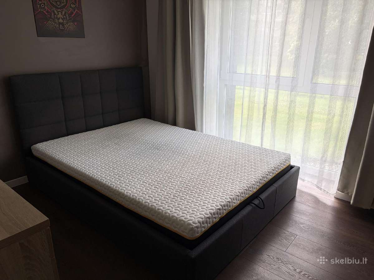 Lova su čiužiniu 140x200