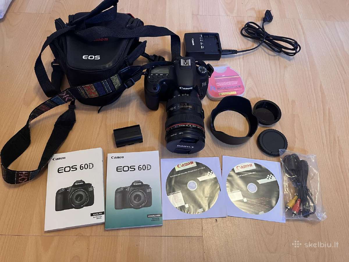 Canon EOS 60d su 24-105mm L objektyvu