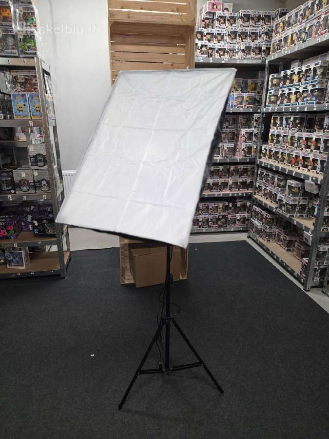 Softbox rinkinys 2x 135w stiprumo - nuotraukos Nr. 3