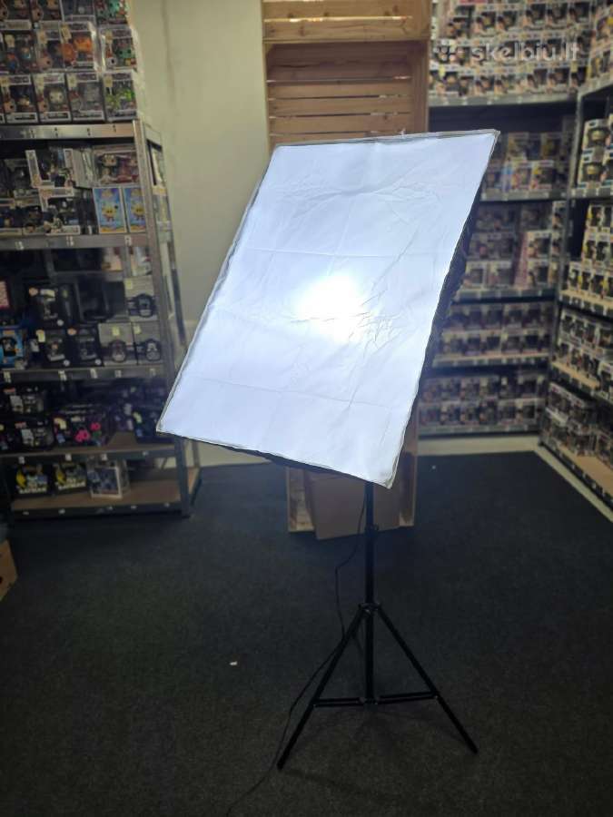 Softbox rinkinys 2x 135w stiprumo - nuotraukos Nr. 4