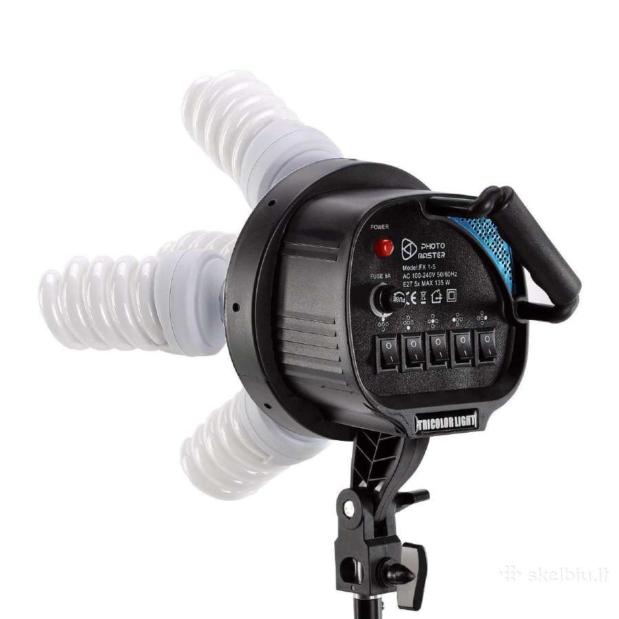 Softbox su x5 lempom
