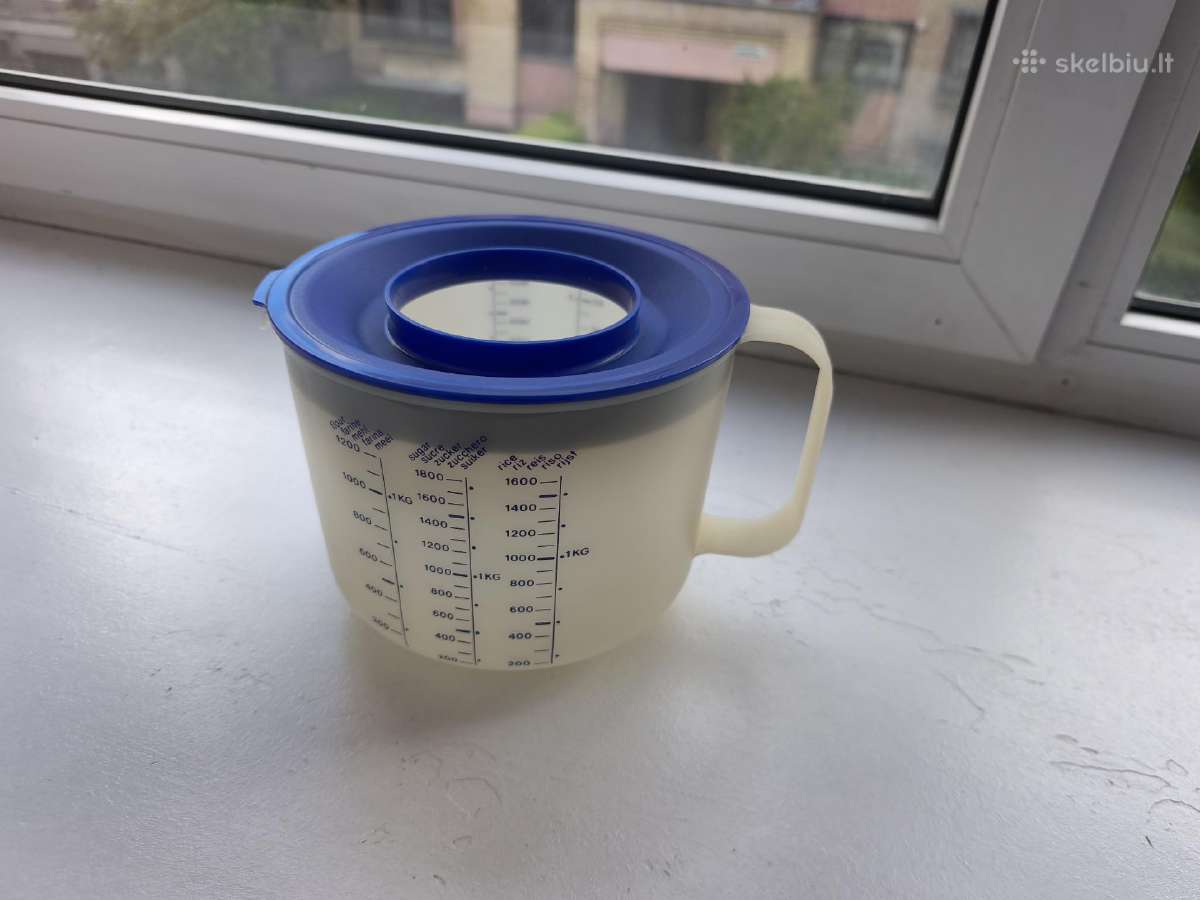 Tupperware Mix-n-stor matavimo ir plakimo ąsotis