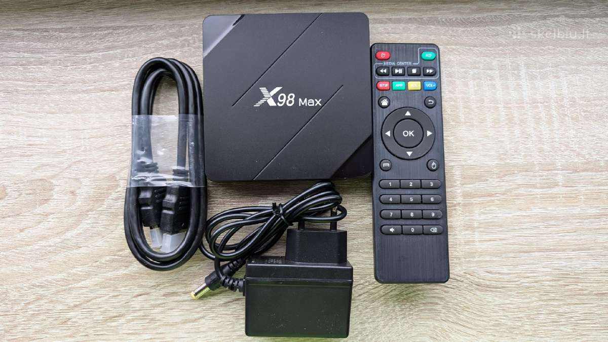 TV priedėlis X98 Max (2gb RAM / 16gb)